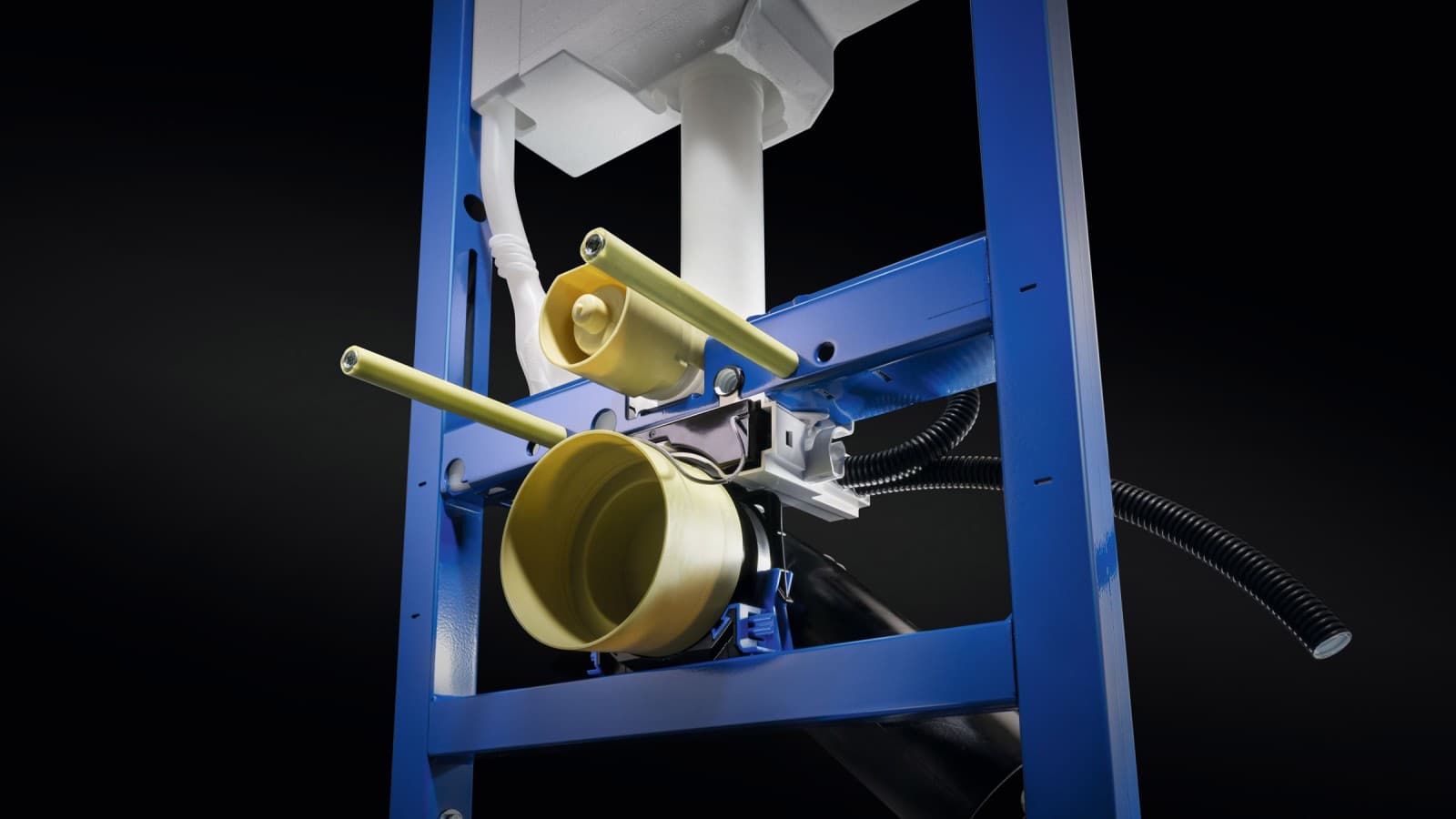 Kätevä sähköliitäntä WC:n asennuselementtiin Power & Connect Box -liitäntäkotelon kautta Kätevä sähköliitäntä WC:n asennuselementtiin Power & Connect Box -liitäntäkotelon kautta