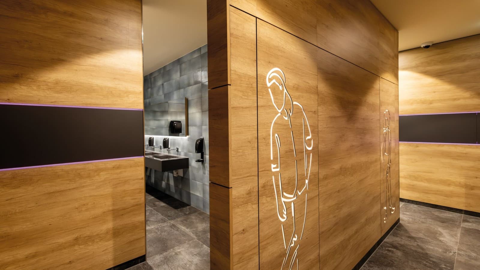 Miesten wc-tilojen sisäänkäynti Miesten wc-tilojen sisäänkäynti