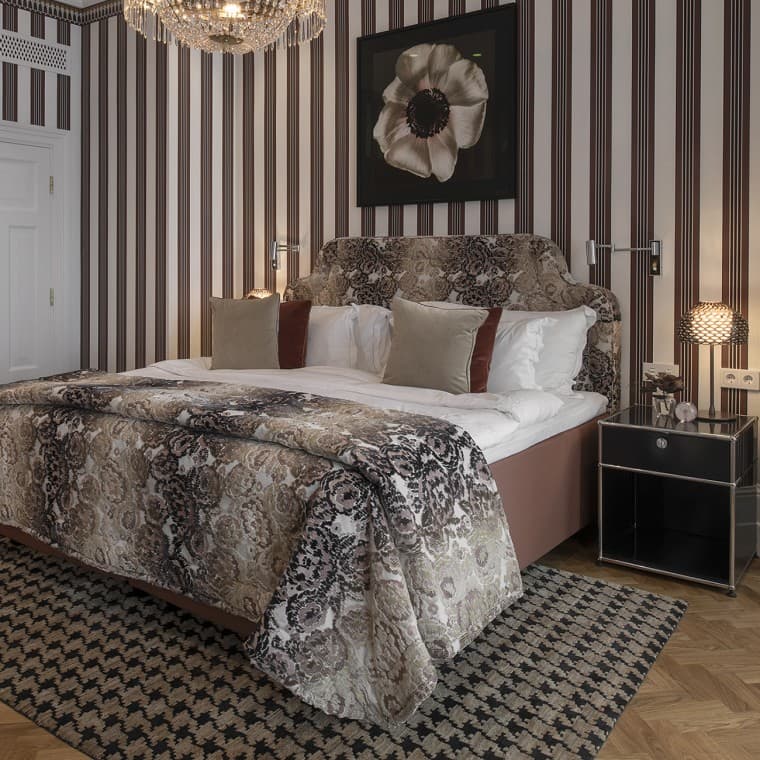 Hotellihuone Tukholman Grand Hôtelissa (© Andy Liffner) Hotellihuone Tukholman Grand Hôtelissa (© Andy Liffner)