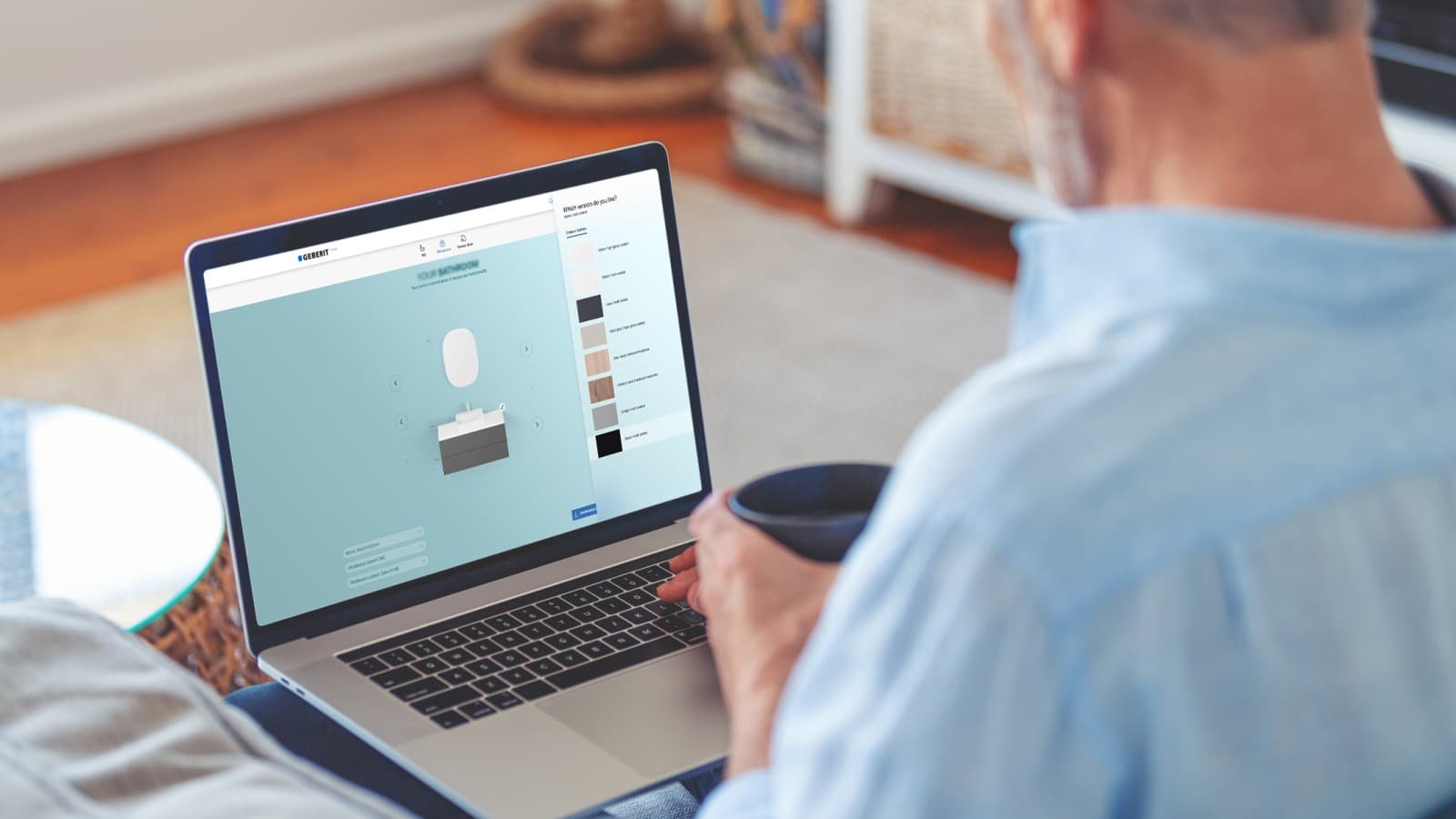 Geberit tuotevalintatyökalu Geberit tuotevalintatyökalu