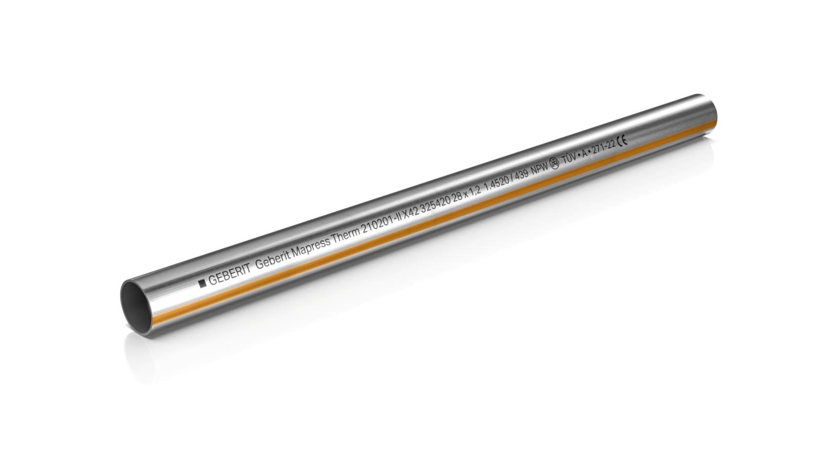 Geberit Mapress Therm -järjestelmäputket Geberit Mapress Therm -järjestelmäputket