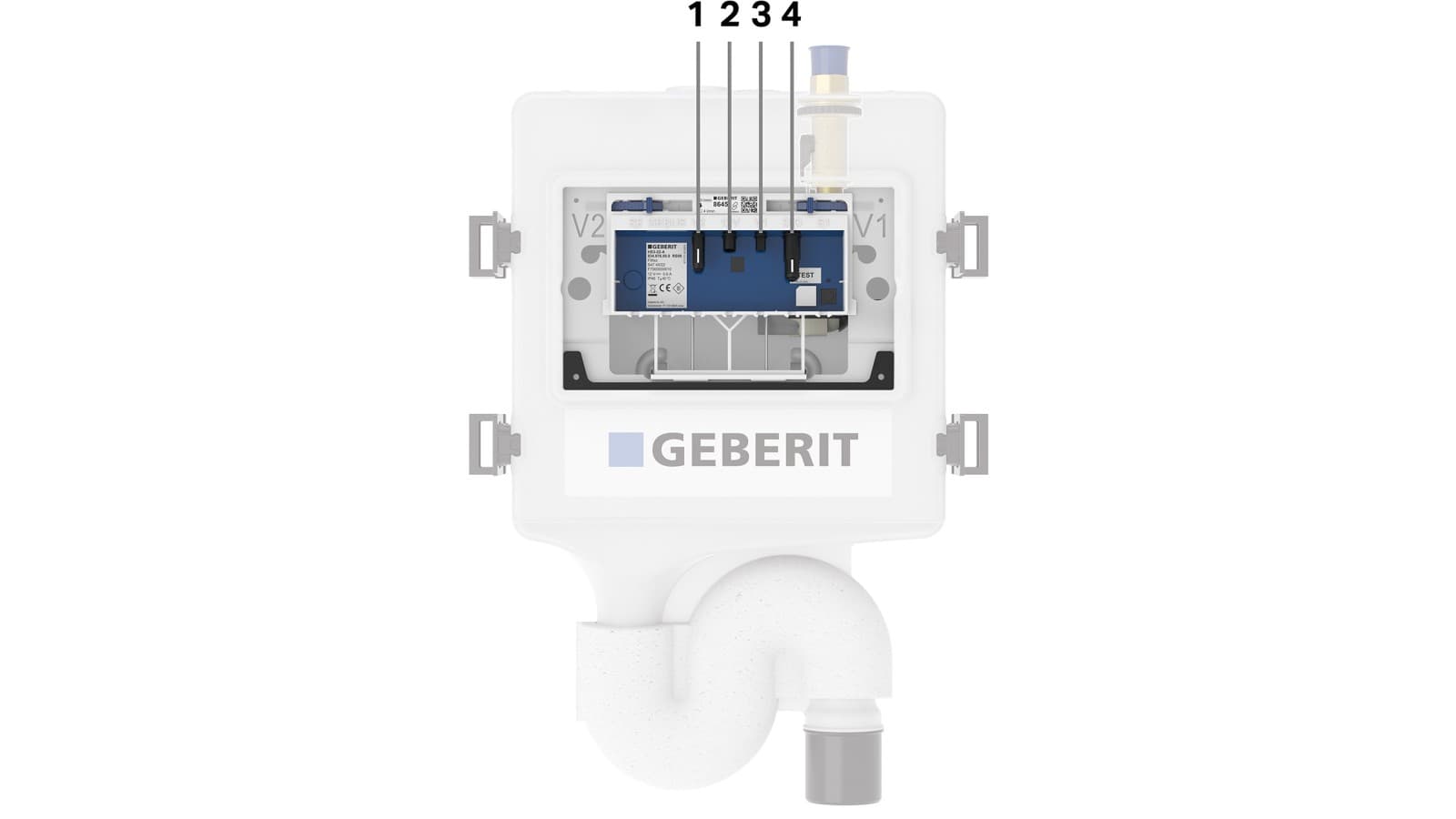 Geberit HS30 hygieniahuuhtelulaite (© Geberit) Geberit HS30 hygieniahuuhtelulaite (© Geberit)