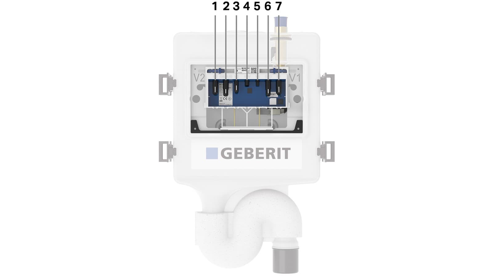 Geberit HS50 hygieniahuuhtelulaite (© Geberit) Geberit HS50 hygieniahuuhtelulaite (© Geberit)