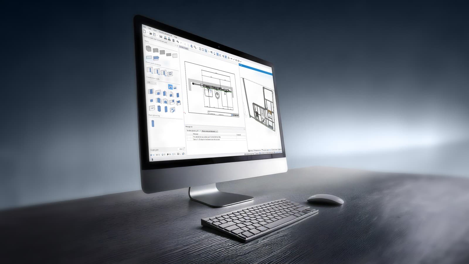 Geberit ProPlanner enables quick, easy and efficient planning of sanitary installations Geberit ProPlanner enables quick, easy and efficient planning of sanitary installations