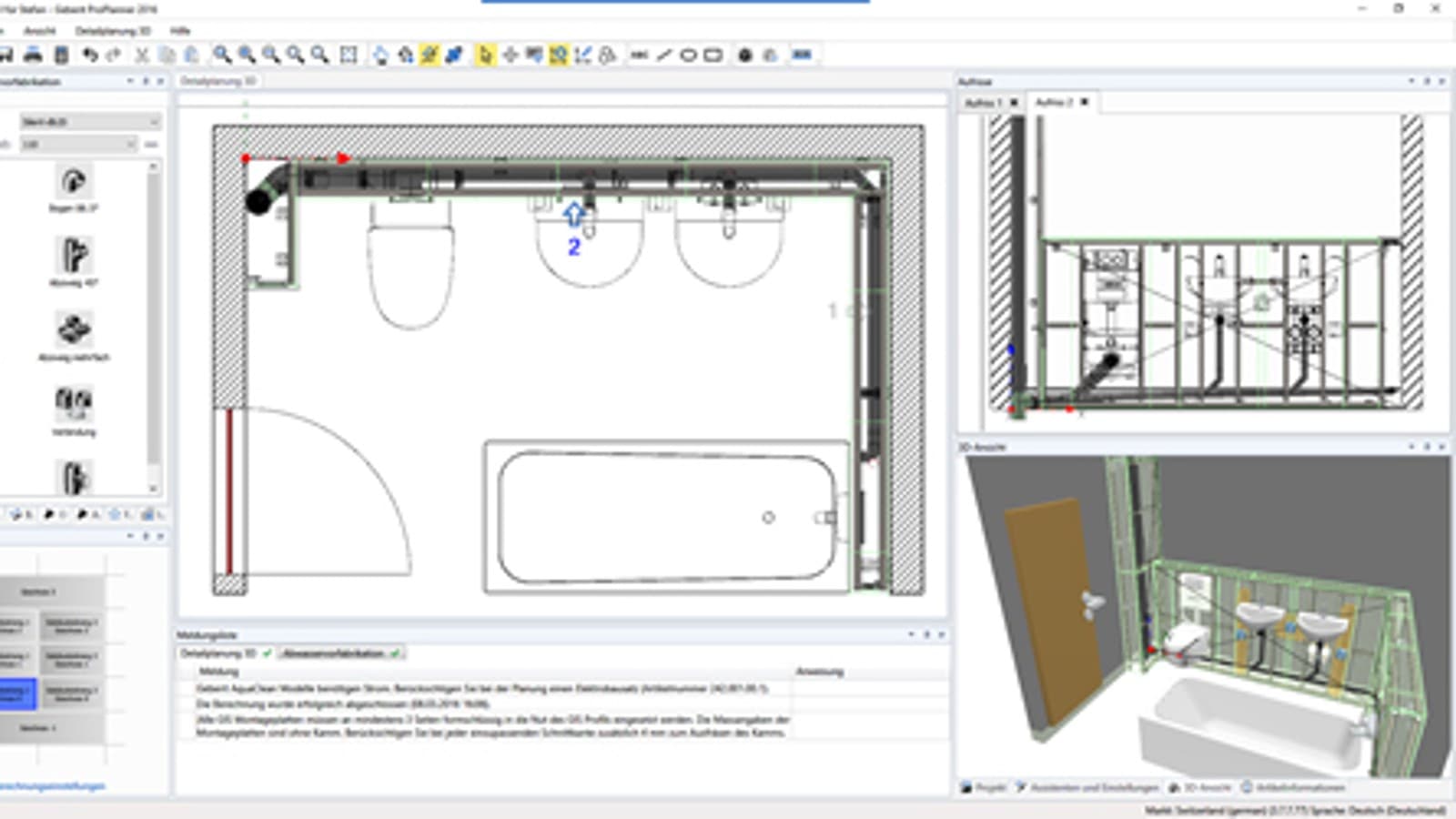 Viemäröinnin esivalmistus Geberit ProPlannerissa Viemäröinnin esivalmistus Geberit ProPlannerissa